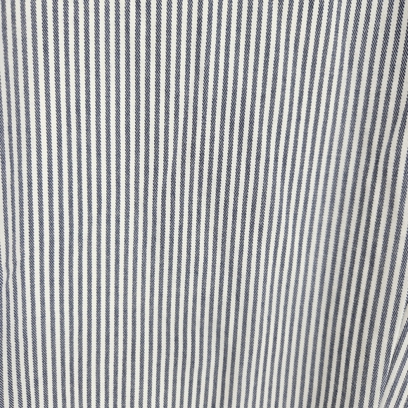 GAP Girlfriend Khaki Pants Blue Conductor Stripe High Rise Slim Straight Chino 6 - Picture 2 of 7